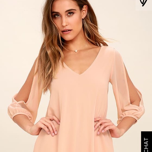 blush pink long sleeve